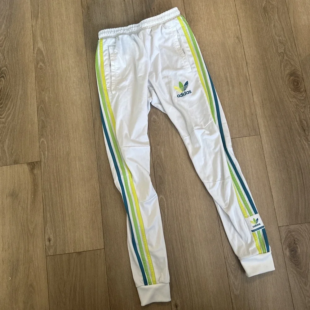 Mens Adidas Originals Chile 20 Tredoil Track Pants Jogger White Men Small* - Picture 2 of 11